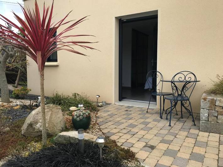 Chambre d’hôte pour 3 personnes, avec terrasse et jardin à Santec - 4