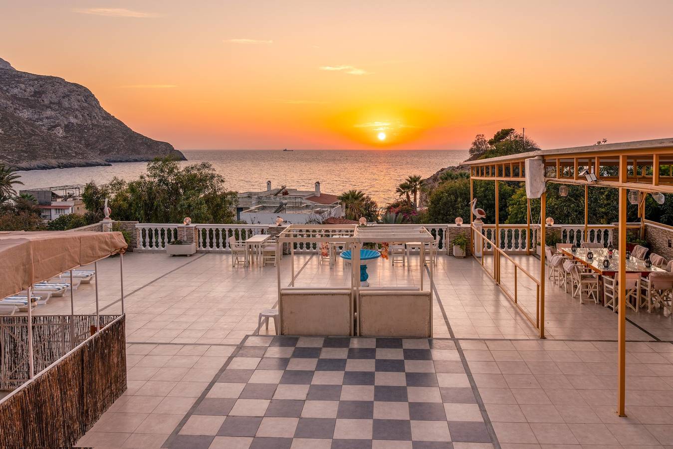 Studio entier, Studio 'Single' avec vue sur la mer, Wi-Fi et climatisation in Panormos, Kalymnos