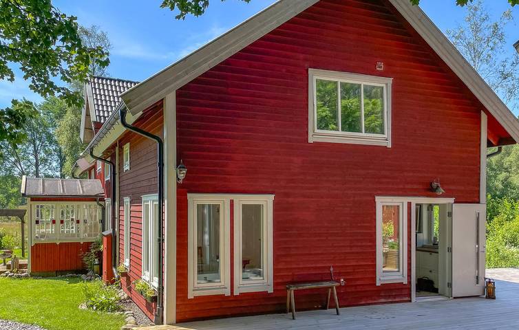 Ferienhaus für 6 Personen mit Garten in Borås, Västergötland