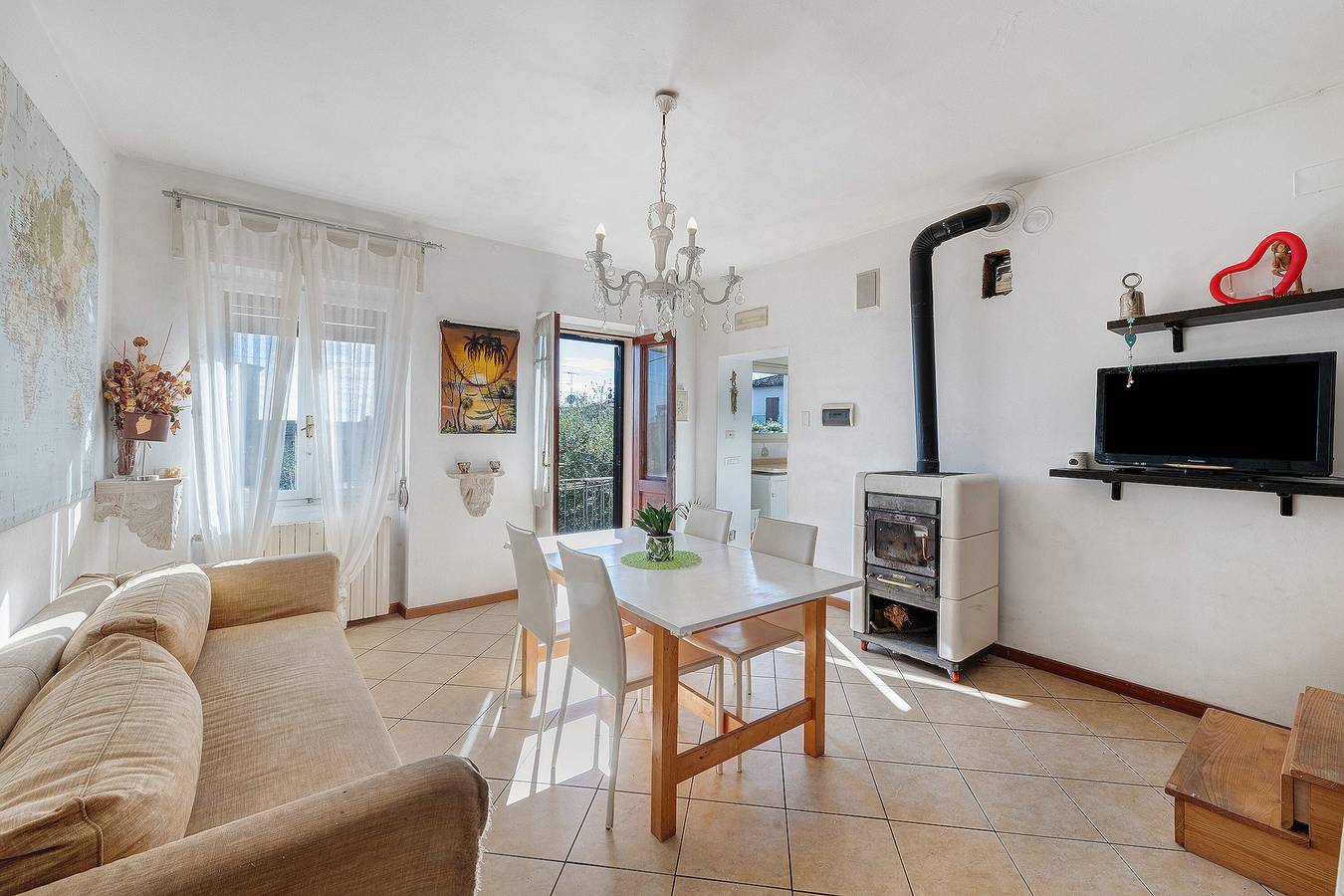 Ganze Wohnung, Apartment 'Casa Vista Lago Toscolano Maderno' mit Seeblick, Balkon und Wlan in Gardone Riviera, Gardasee-Berge