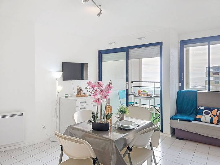 Gîte pour 2 personnes, avec balcon dans Casino Du Canet En Rousillon