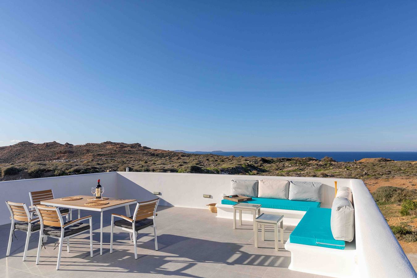 Ferienhaus 'Unique Naxian House' mit Meerblick, Wi-Fi und Klimaanlage in Naxos