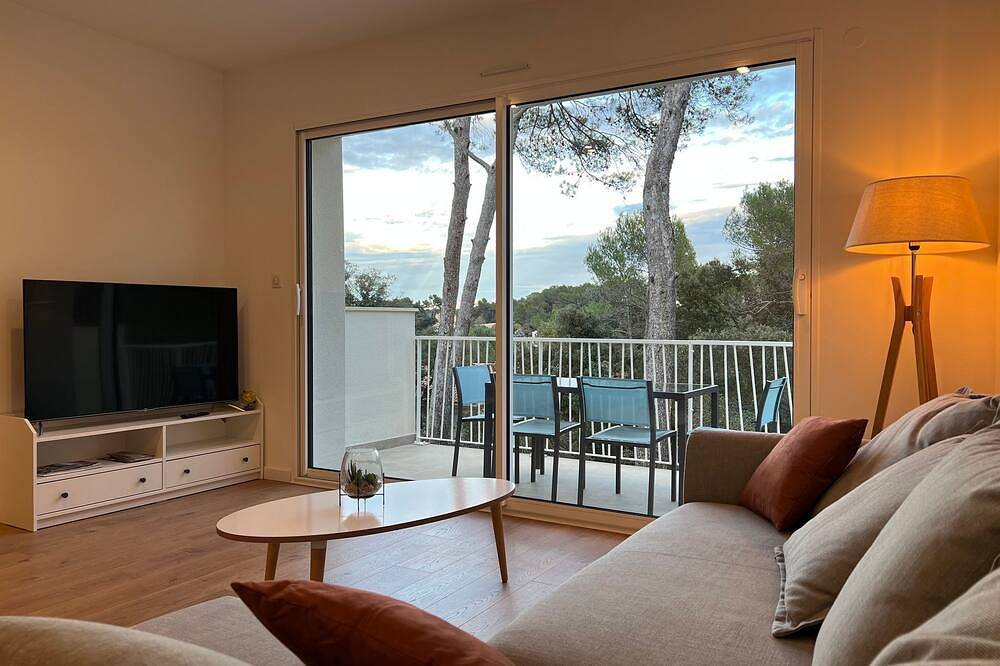 Entire apartment, La Pascaline, Appt 47m² 1er Étage Avec Belle vue in Saint-Clément-de-Rivière, Montpellier region