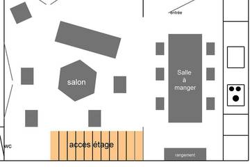 Location de vacances pour 4 personnes, avec terrasse et jardin à Sainte-Terre