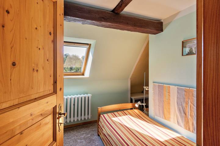 Ganze Wohnung, Ferienwohnung 'Fachwerkferienhaus' mit Seeblick, Terrasse und Wlan in Schwinkendorf, Moltzow