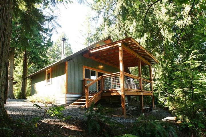 Blockhütte für 6 Personen, mit Balkon - 1