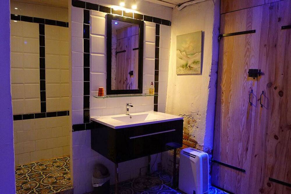 Habitacion Doble-Baño privado con ducha-Vue sur le Parc in Tarare, Villefranche-sur-Saône region