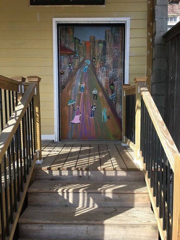 Die Hütte des historischen South Main Arts District, Walk Everywhere Downtown in Memphis, Tennessee