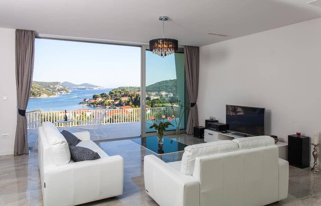 Villa für 12 Personen mit Sauna in Zaton, Grad Dubrovnik