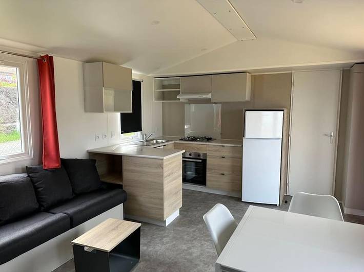 Chalet pour 4 personnes, avec vue et terrasse, animaux acceptés