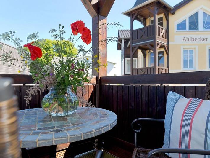 Ferienwohnung für 2 Personen, mit Sauna und Garten sowie Balkon, kinderfreundlich in Ahlbeck - 4