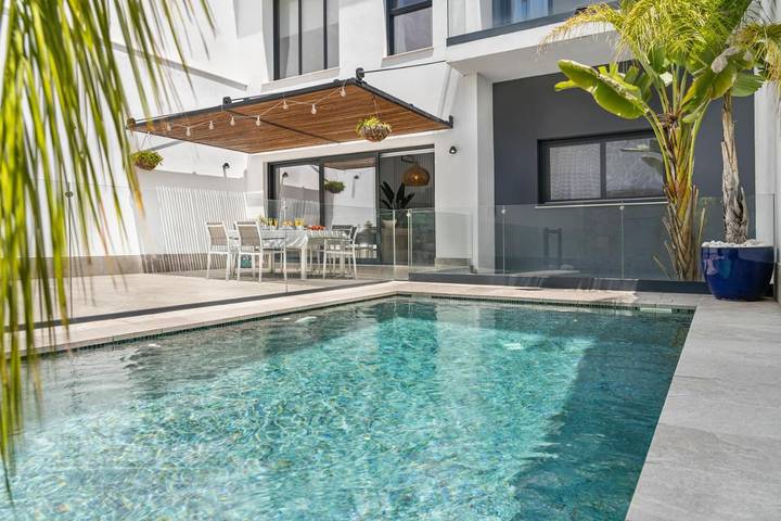 Maison de vacances pour 6 personnes, avec balcon et piscine à San Fernando