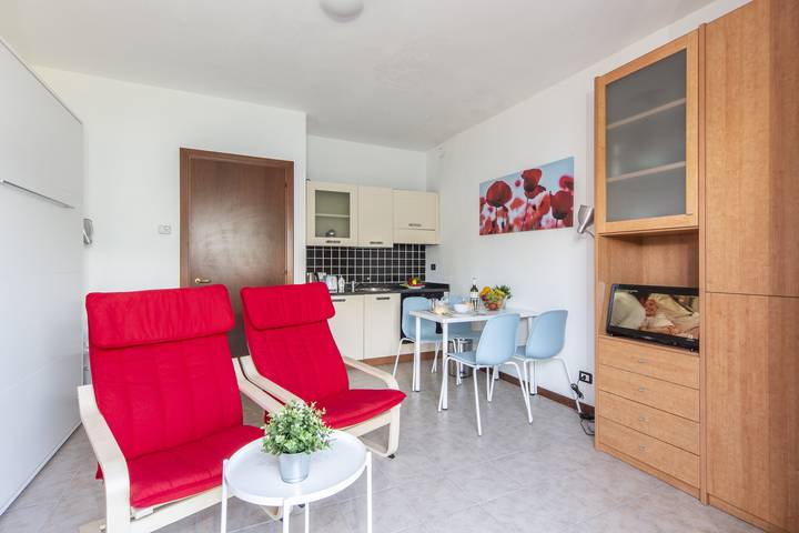 Studio für 3 Personen, mit Seeblick und Balkon in Comune di San Siro - 4