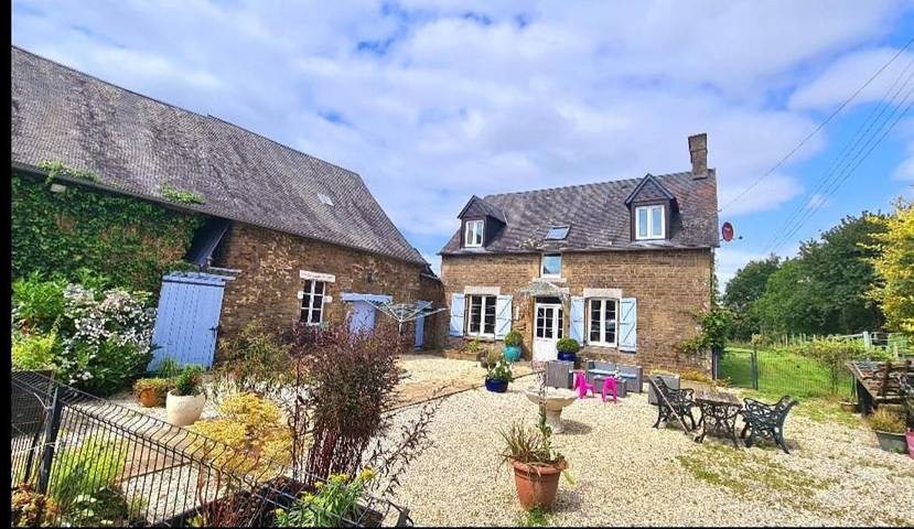 Location de vacances pour 6 personnes, avec vue et jardin, animaux acceptés à Fougerolles-du-Plessis