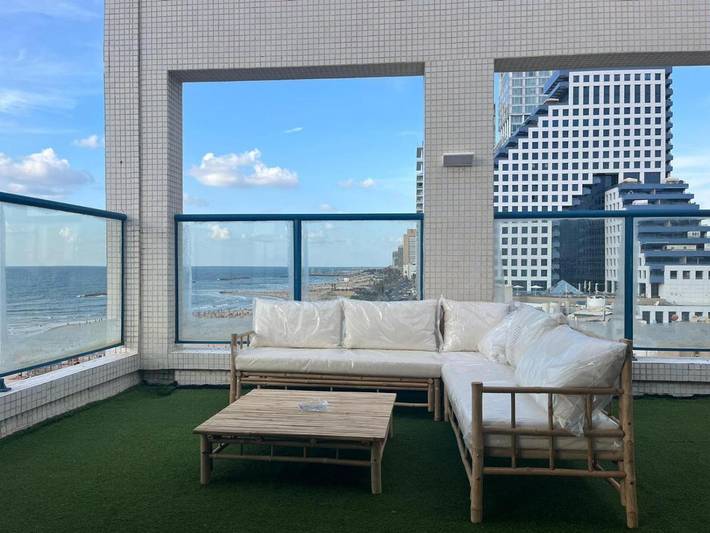 Ferienwohnung für 6 Personen, mit Ausblick und Terrasse, mit Haustier in Tel Aviv