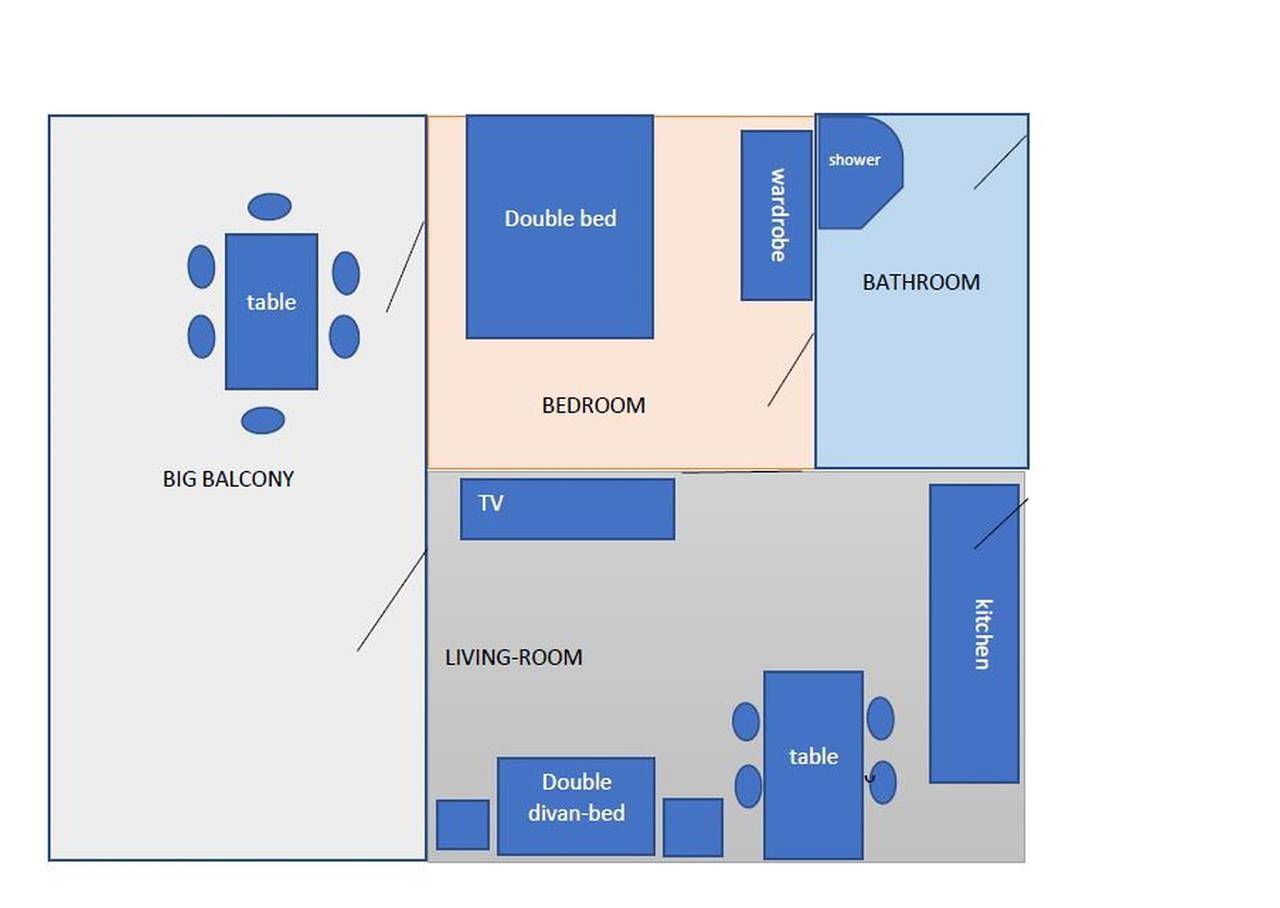 Appartement entier, Residenz Concordia Zweizimmer-Wohnung B1 für 4 Personen in Bibione, Province de Venise