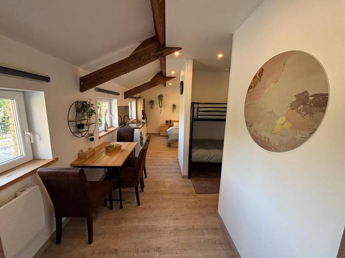 Gîte pour 4 personnes, avec vue dans Maffle