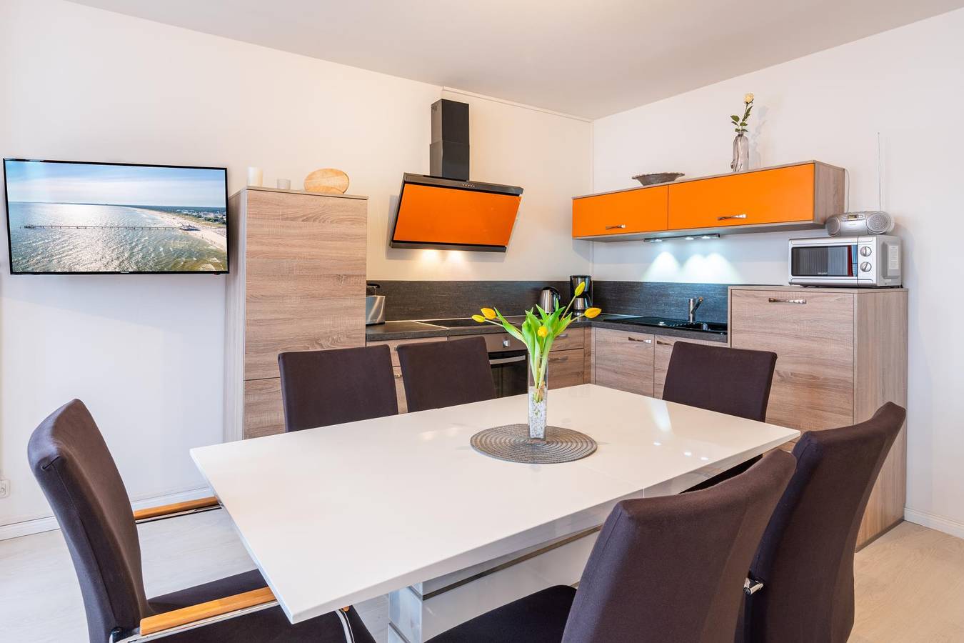 Ganze Ferienwohnung, Familienfreundliche Wohnung mit Wickelmöglichkeit in 2. Reihe vom Strand in Drei Kaiserbäder, Heringsdorf