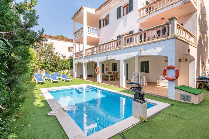 Ferienhaus "Shorabaixa" mit Pool, WLAN, Klimaanlage, Terrasse und Garten in Portopetro, Santanyí