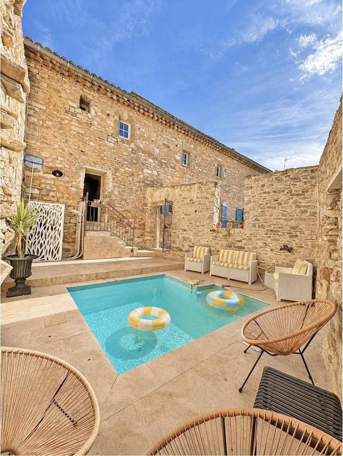 Maison de vacances pour 8 personnes, avec vue ainsi que balcon et piscine, adapté aux familles - 1