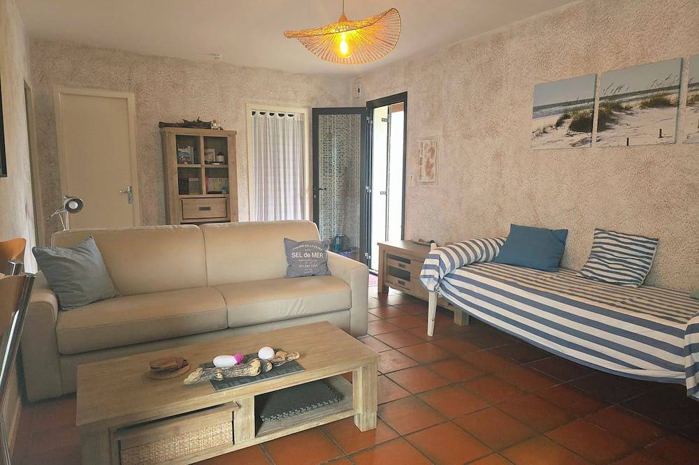 Ganze Wohnung, Wohnung im Erdgeschoss für 4 Personen, 850 Meter bis zum Strand in Contis, Saint-Julien-en-Born