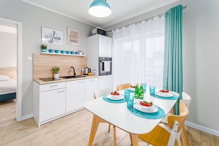 Ferienwohnung für 5 Personen, mit Balkon, mit Haustier in Grzybowo