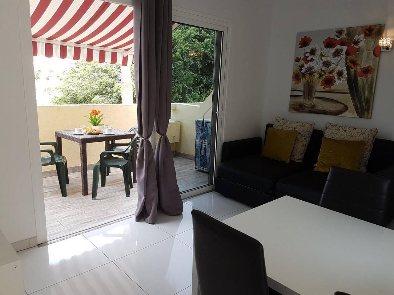 Ganze Wohnung, Ferienwohnung 'En Mareverde Resort' mit Meerblick, Wlan und Klimaanlage in Playa de Fañabé, Adeje