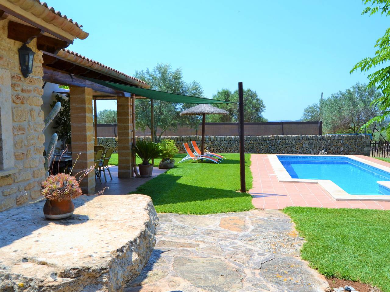 Villa méditerranéenne à Son Serra de Marina, 4 chambres, piscine privée in Santa Margalida, Majorque du Nord