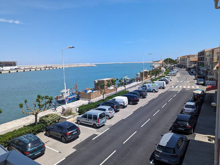 Ganze Wohnung, T2 Mezzanine apartment 4/5 Pers 250m vom Strand, Balkon, Panoramablick in Port-la-Nouvelle, Mittelmeerküste (Frankreich)