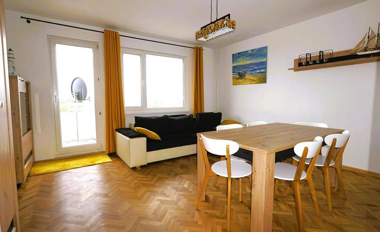 Ferienwohnung für 6 Personen, mit Balkon und Ausblick in Kolberg