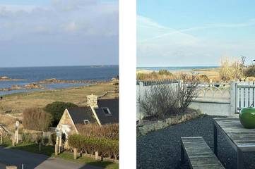 Location de vacances pour 4 personnes, avec terrasse dans Plage du Sillon de Talbert