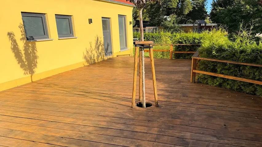 Ferienwohnung für 8 Personen, mit Terrasse und Garten in Penzlin
