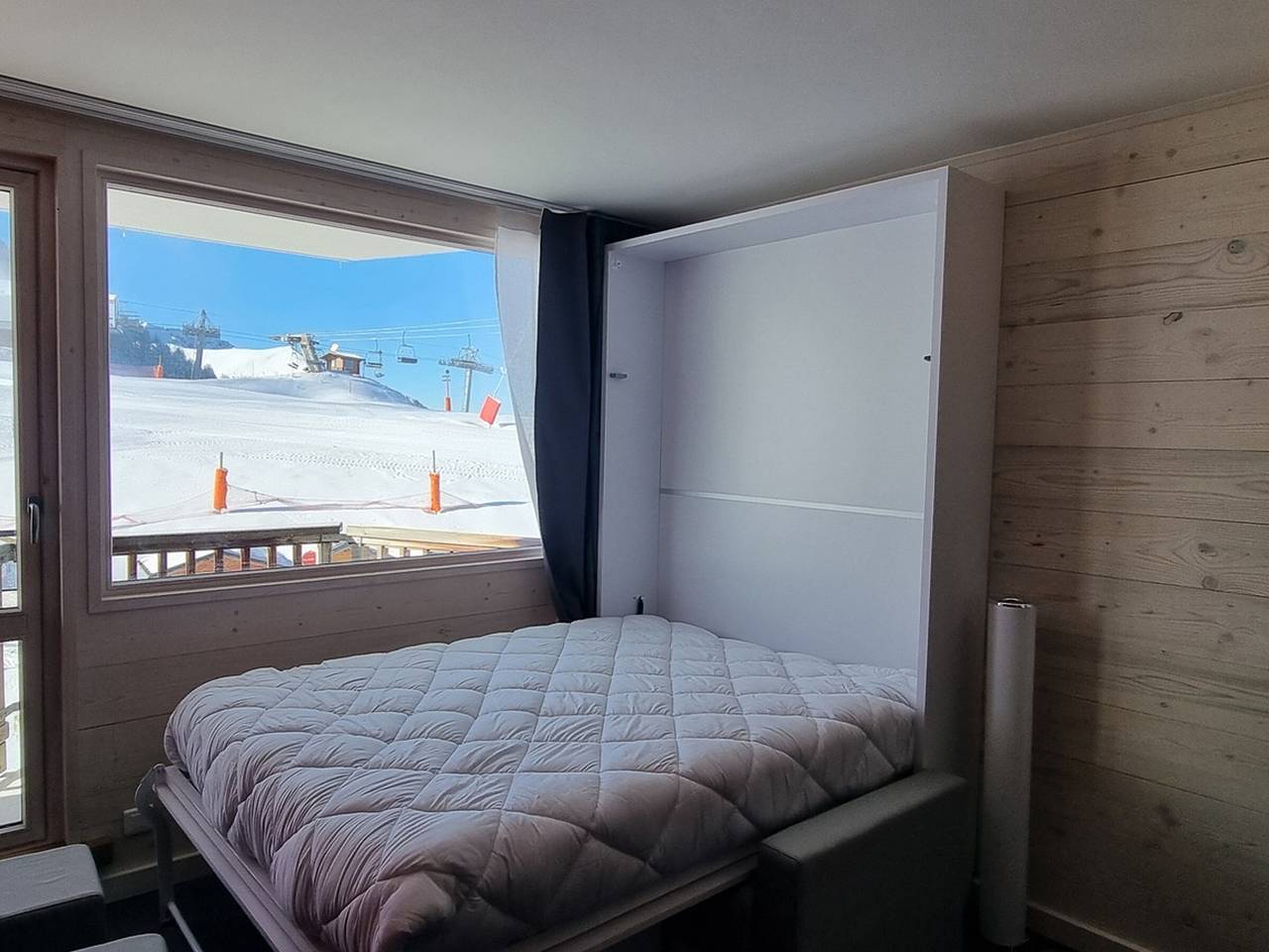 Studio entier, Studio rénové skis aux pieds - 4 pers - Animaux admis in Aime 2000, Aime-la-Plagne