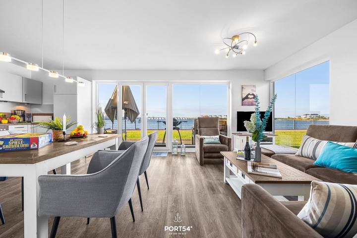 Ferienwohnung für 4 Personen, mit Terrasse und Garten sowie Sauna in Schlei