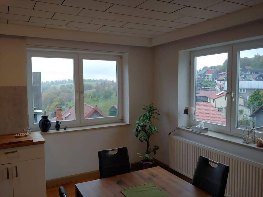 Ruhiges Ferienhaus mit viel Platz und Ladestation für E-Auto in Schnett, Masserberg