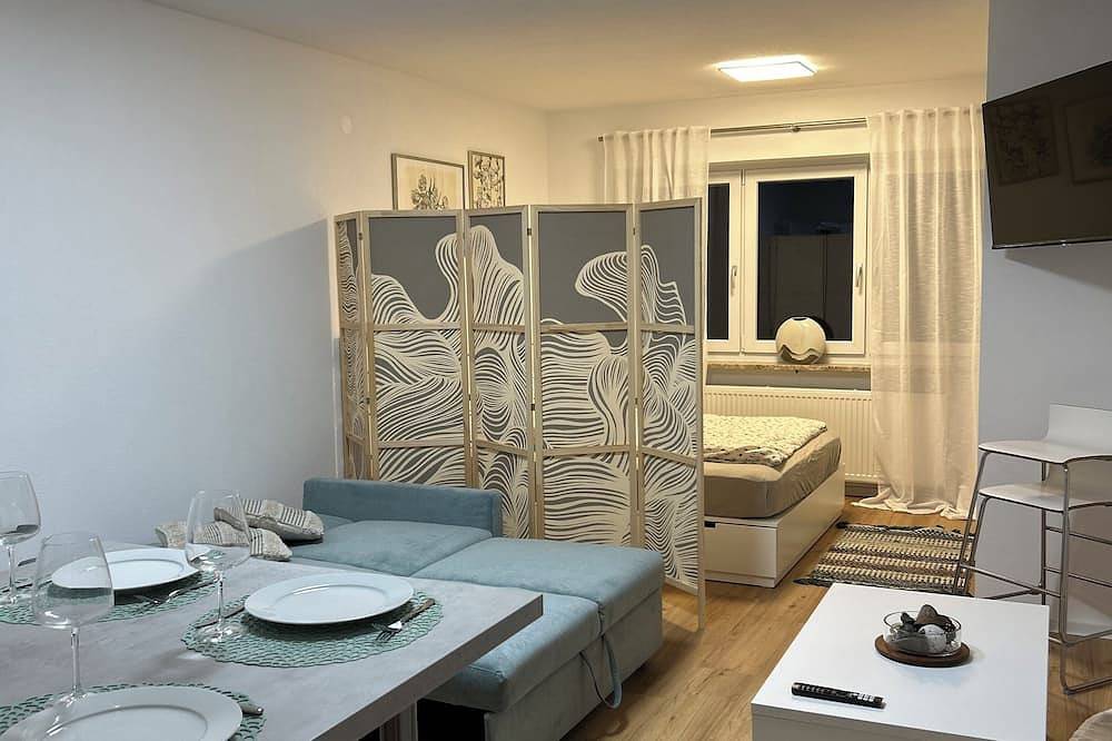 Geheel appartement, Kempten central 1-room apartment with parking space in Kempten in Allgäu, Zwaben (Bayern)