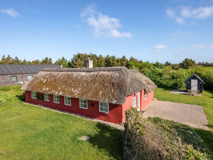 Feriehus for 12 personer, med sauna og terrasse, dyr tillatt i Søndervig