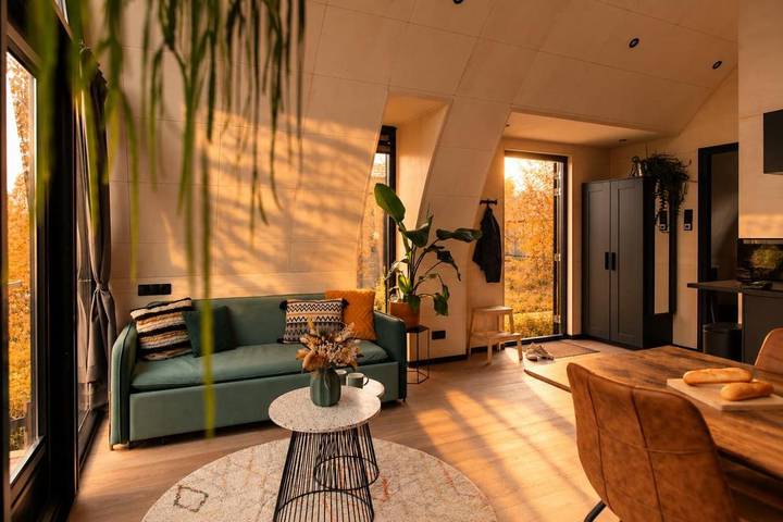 Location de vacances pour 4 personnes, avec Terrasse ainsi que Jardin et Vue dans Boskoop