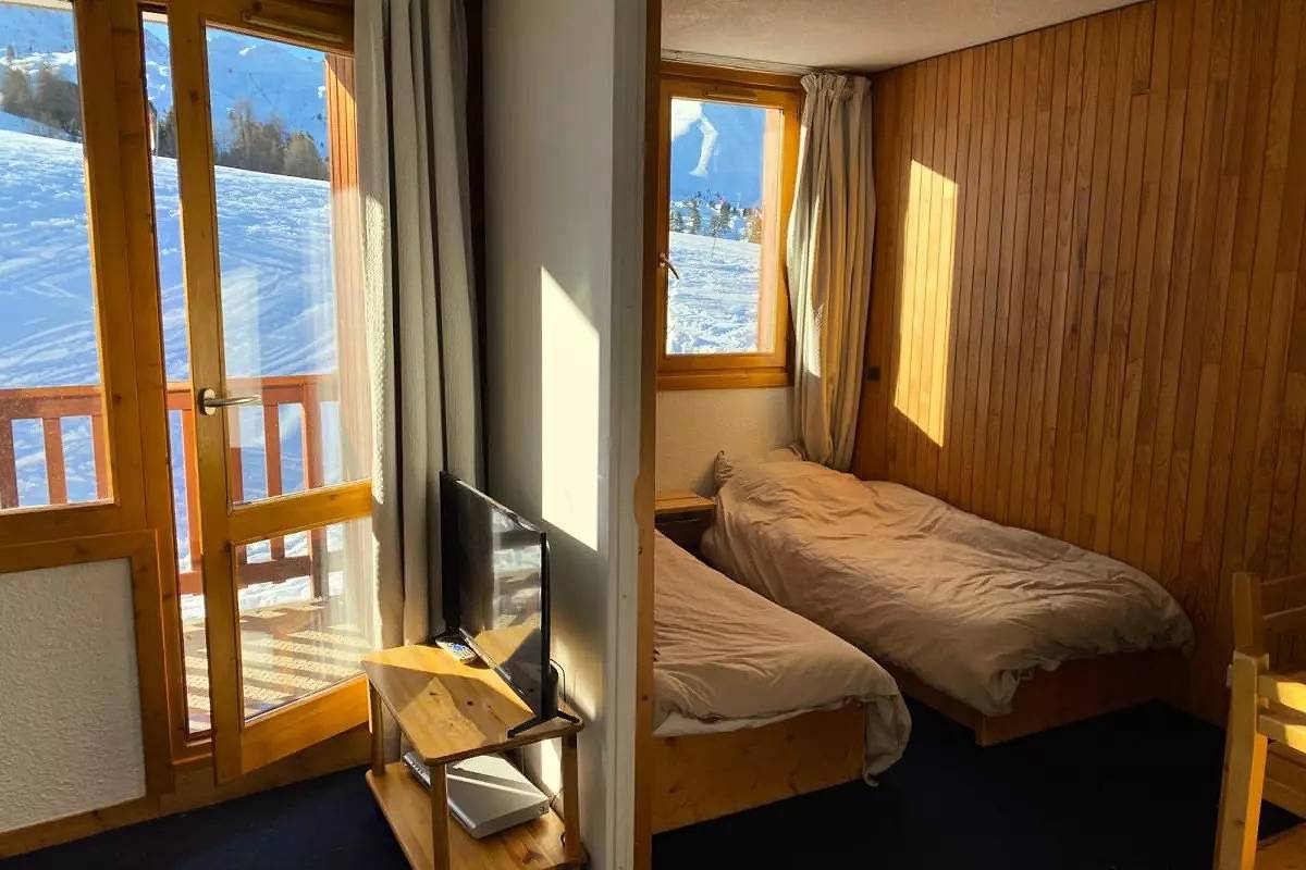 Ganze Wohnung, Ferienwohnungen für 5 Personen in Plagne Villages, La Plagne-Tarentaise