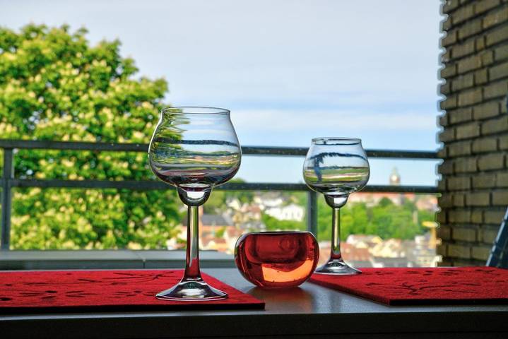 Ferienwohnung für 2 Personen, mit Balkon und Ausblick in Rum-Regatta