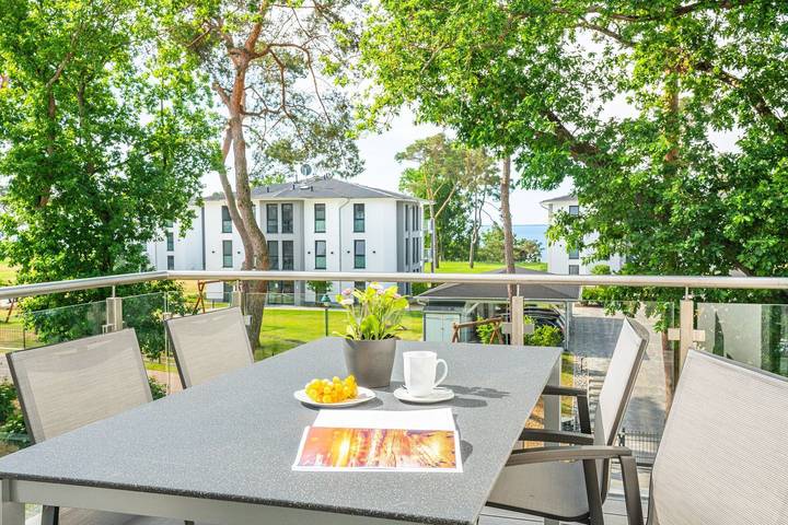 Ferienwohnung für 4 Personen, mit Balkon und Sauna auf Usedom