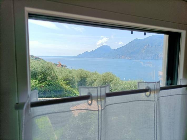 Location de vacances pour 2 personnes, avec jardin à Brenzone