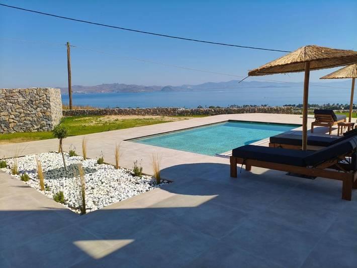 Vakantieappartement voor 5 personen, with Terras and Tuin as well as Zwembad and Uitzicht in Kos Stad