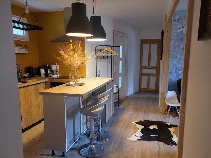 Appartement de vacances pour 4 personnes, avec vue et jardin