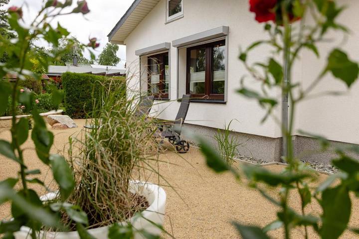 Ferienhaus für 5 Personen, mit Terrasse und Garten sowie Sauna und Ausblick in Blankenburg - 4
