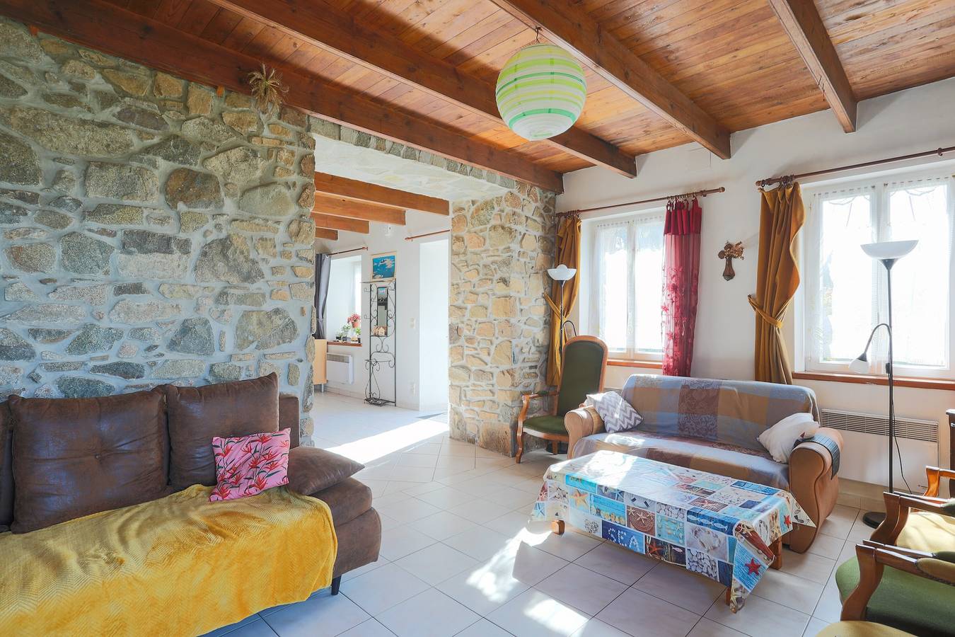 Maison de pecheur en pierres bord de mer 300 m in Pleubian, Rosa Granitküste