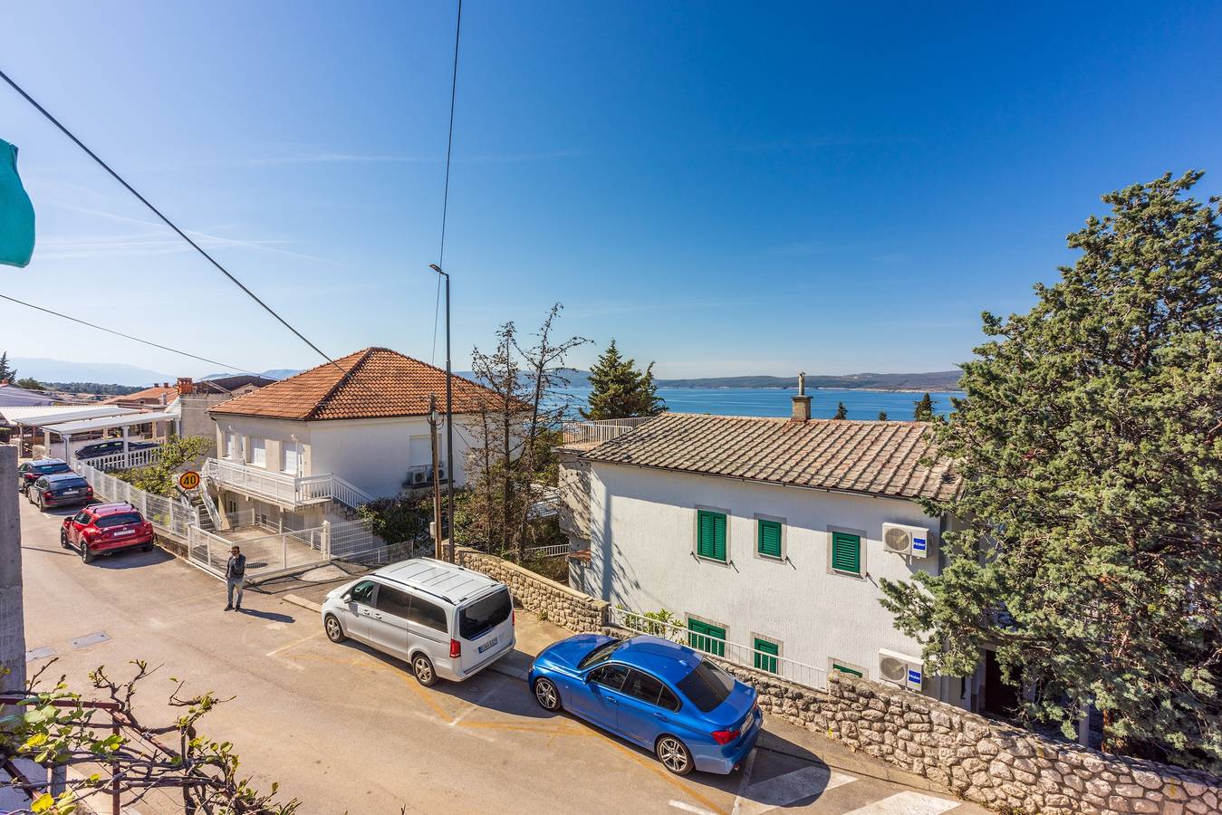 Entire apartment, One bedroom apartment with balcony and sea view Selce, Crikvenica A-19455-a in Selce, Primorje-Gorski Kotar