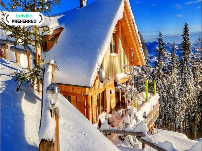 Chalet für 8 Personen, mit Terrasse und Whirlpool sowie Garten und Sauna, kinderfreundlich