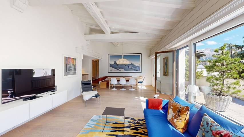 Ferienwohnung für 8 Personen, mit Sauna und Terrasse in St. Moritz - 3