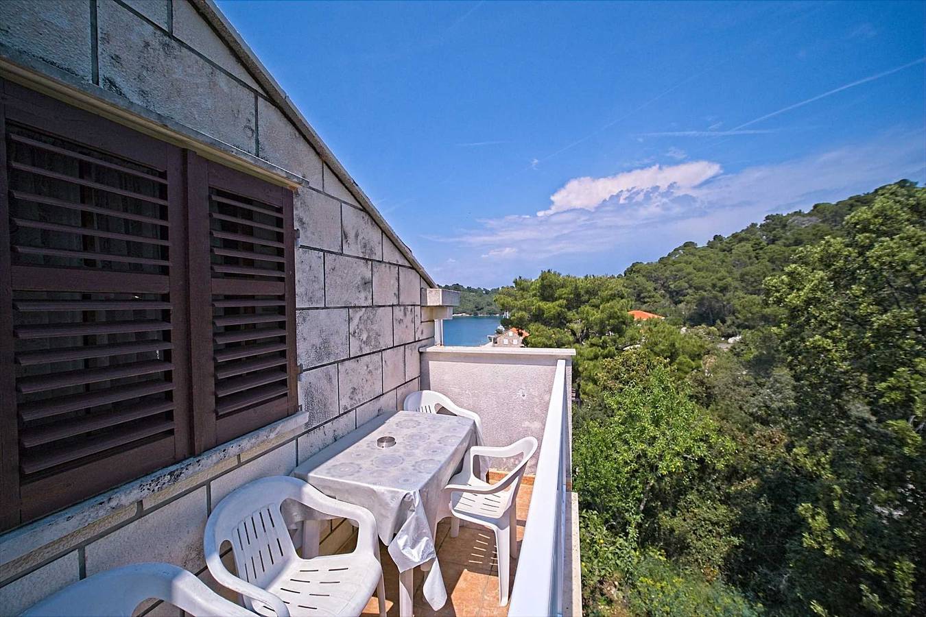 Ganze Wohnung, Matana Pomena - A5 Apartment mit 2 Schlafzimmern und Terrasse in Pomena, Mljet